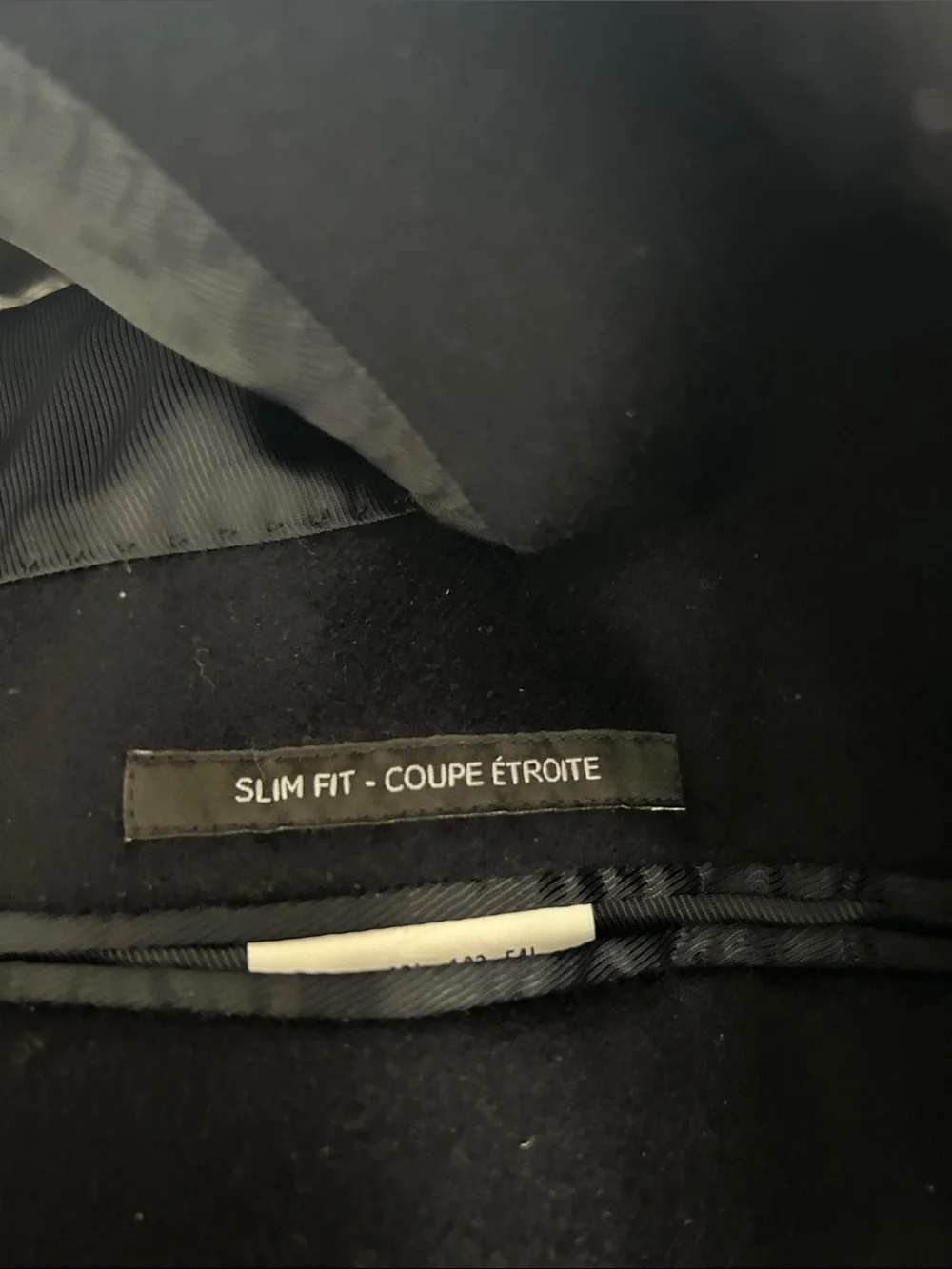 Saks Fifth Avenue Men's Black Two-Button Notch Lapel Sport Coat
